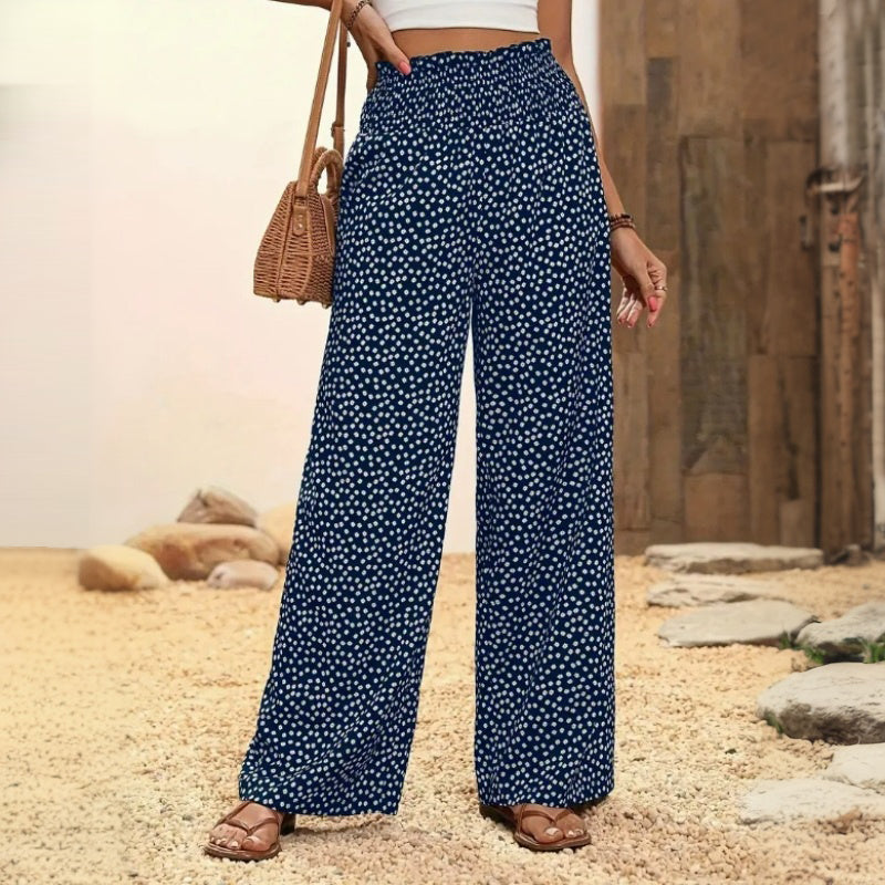 Polka Dot Casual Trousers