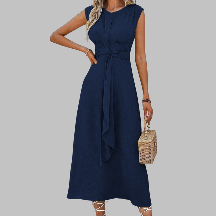 Ashcroft Elegant Sleeveless Round Neck Maxi Dress – view 5