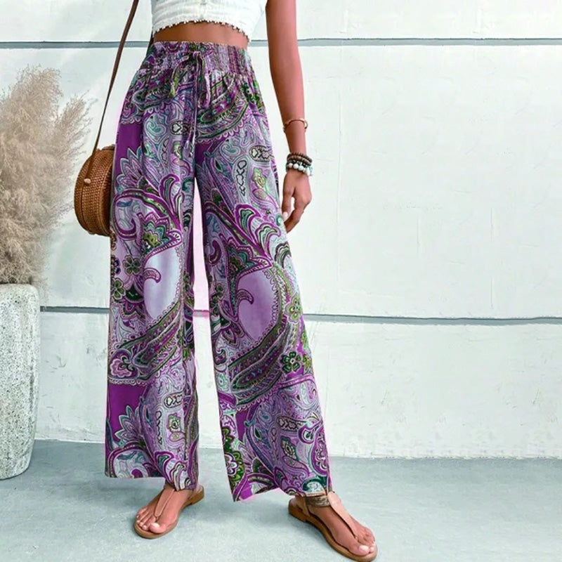 Ethnic Print Trousers