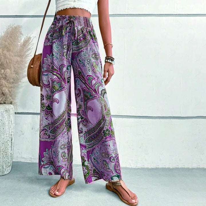 Ethnic Print Trousers