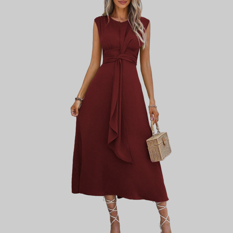 Ashcroft Elegant Sleeveless Round Neck Maxi Dress – view 9