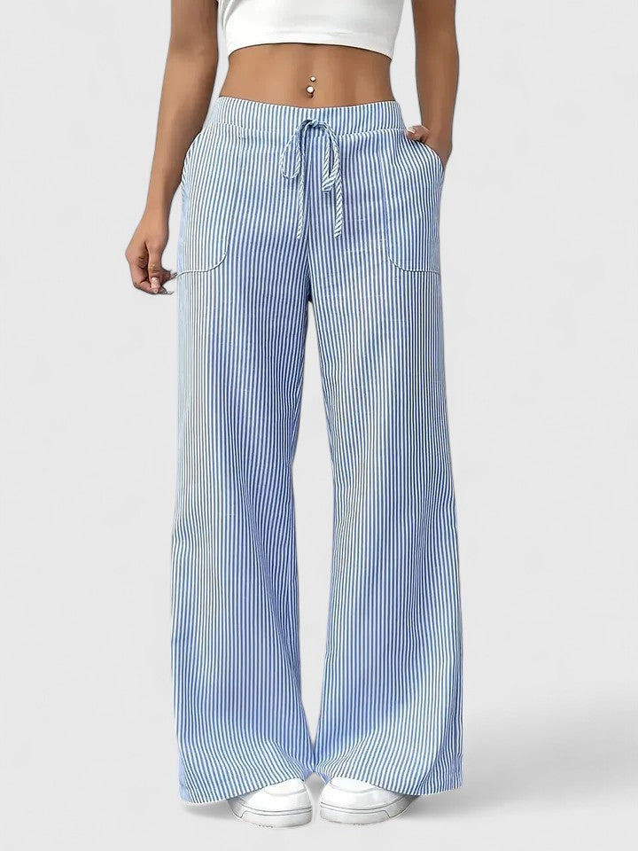 Ashcroft | Birgit Comfortable Wide-Leg Trousers with Elegant Details