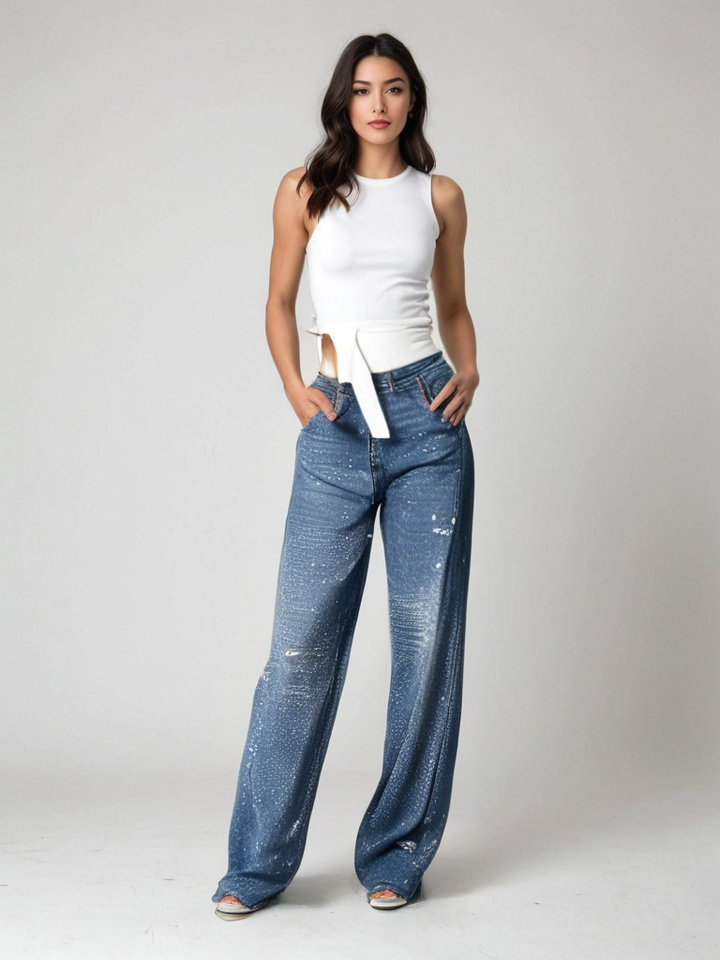 Ashcroft | Diamante Embellished Jeans