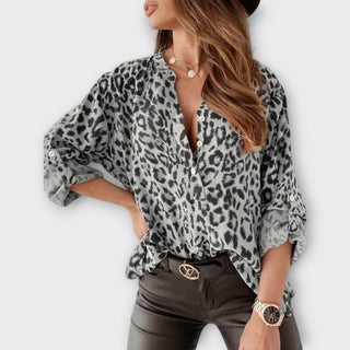 Leopard Print Blouse