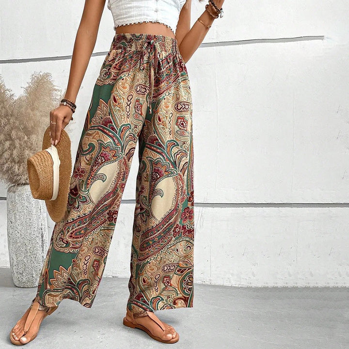 Ethnic Print Trousers