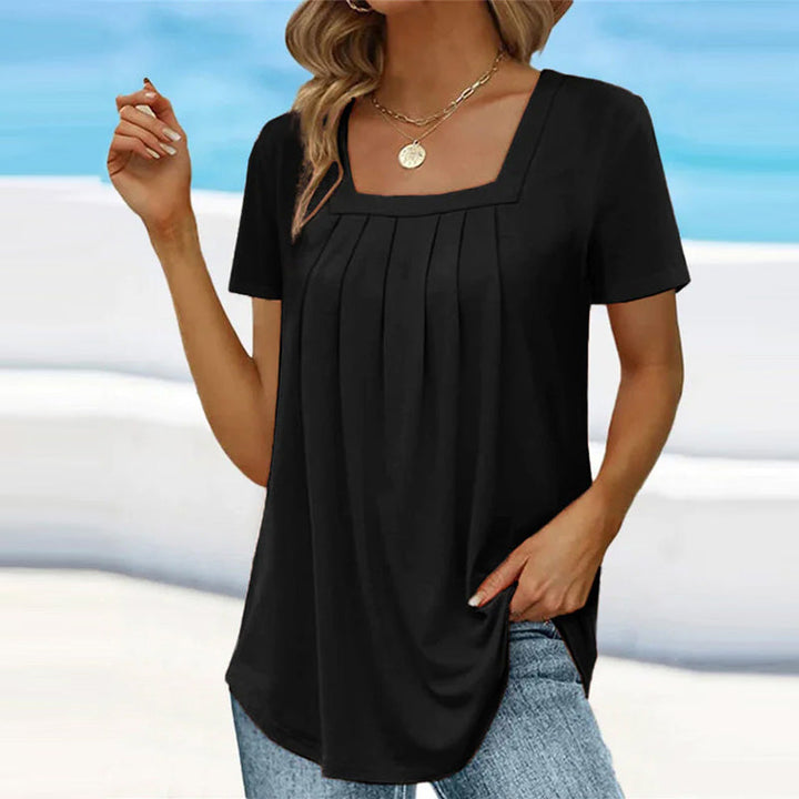 Ashcroft | Flowing Square Neck Blouse