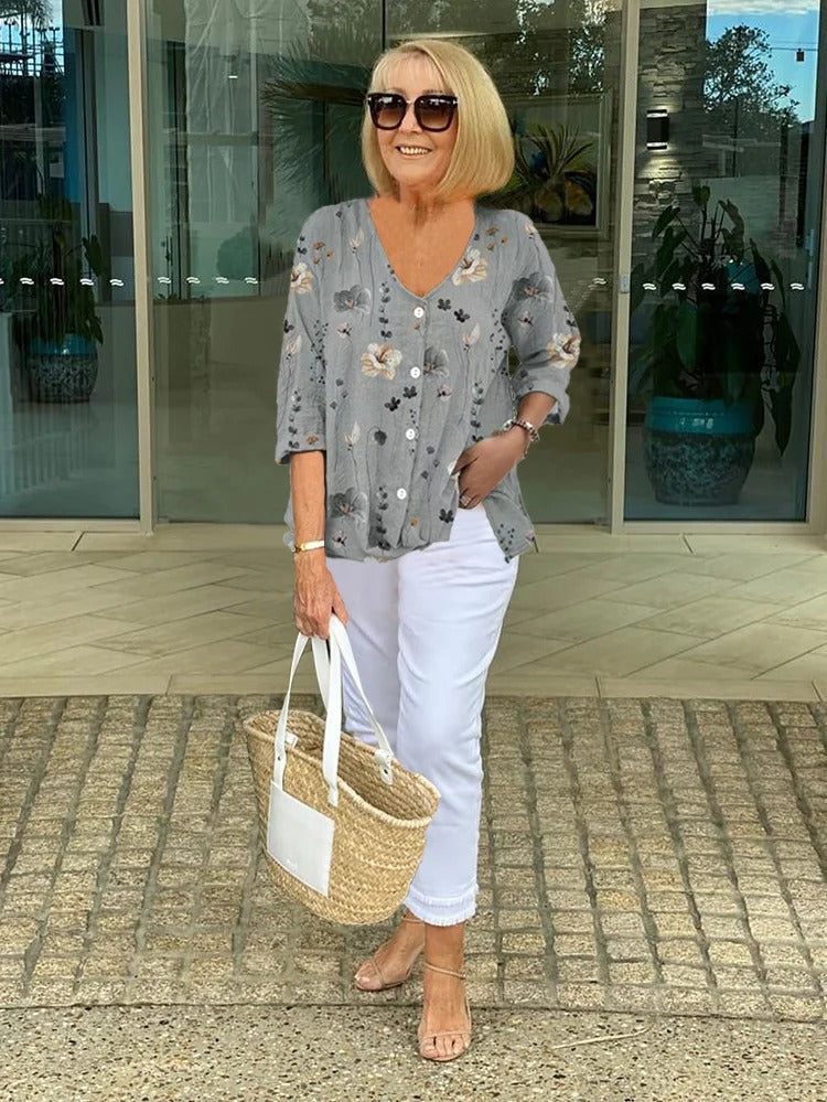 Ashcroft | Bellamy Floral French Vintage Blouse