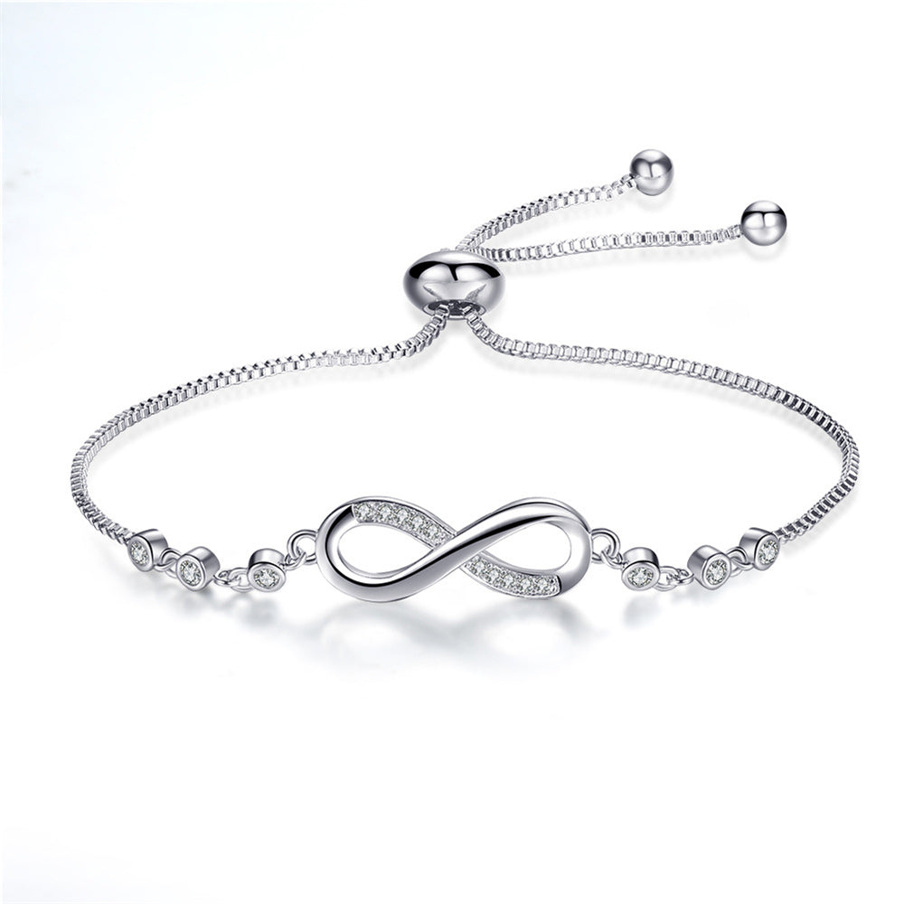 Adjustable Rose Gold Infinity Bracelet
