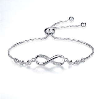 Adjustable Rose Gold Infinity Bracelet