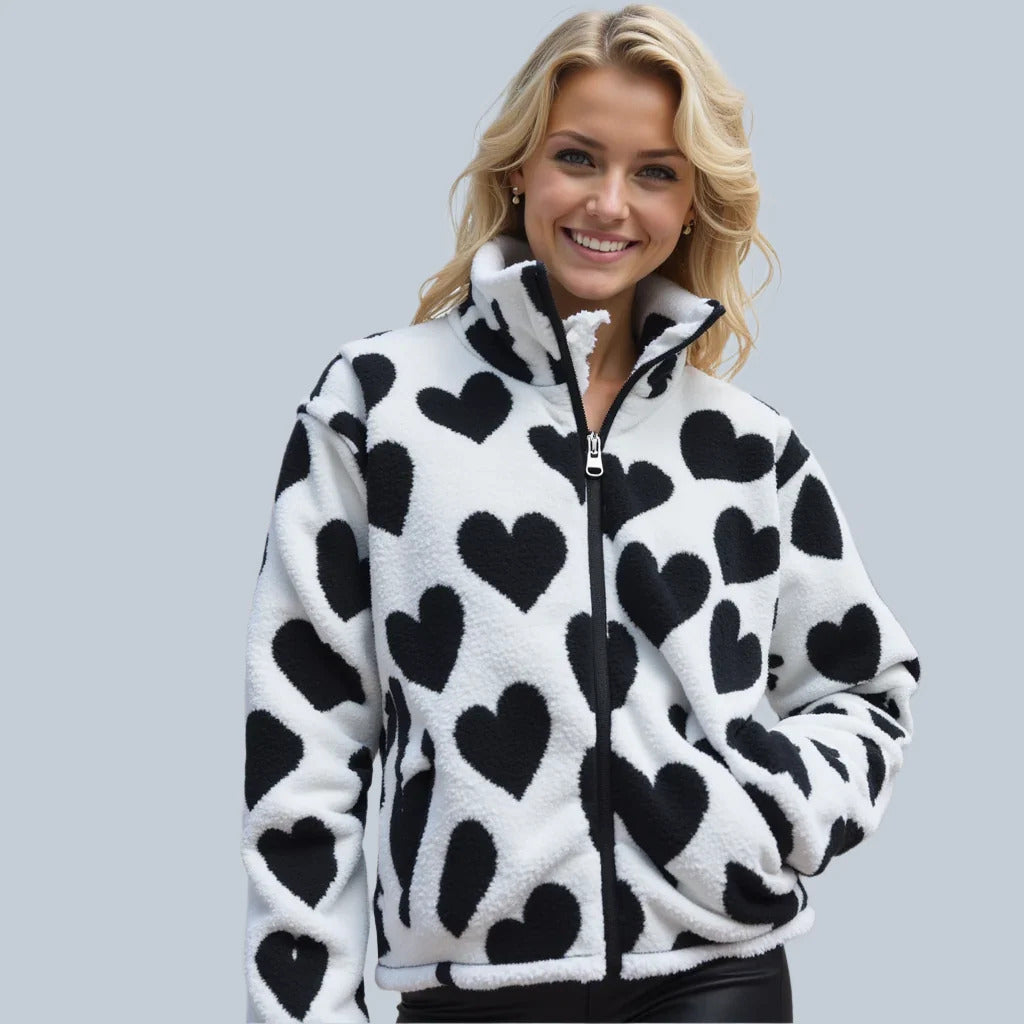 Ashcroft | Reversible Heart Print Jacket