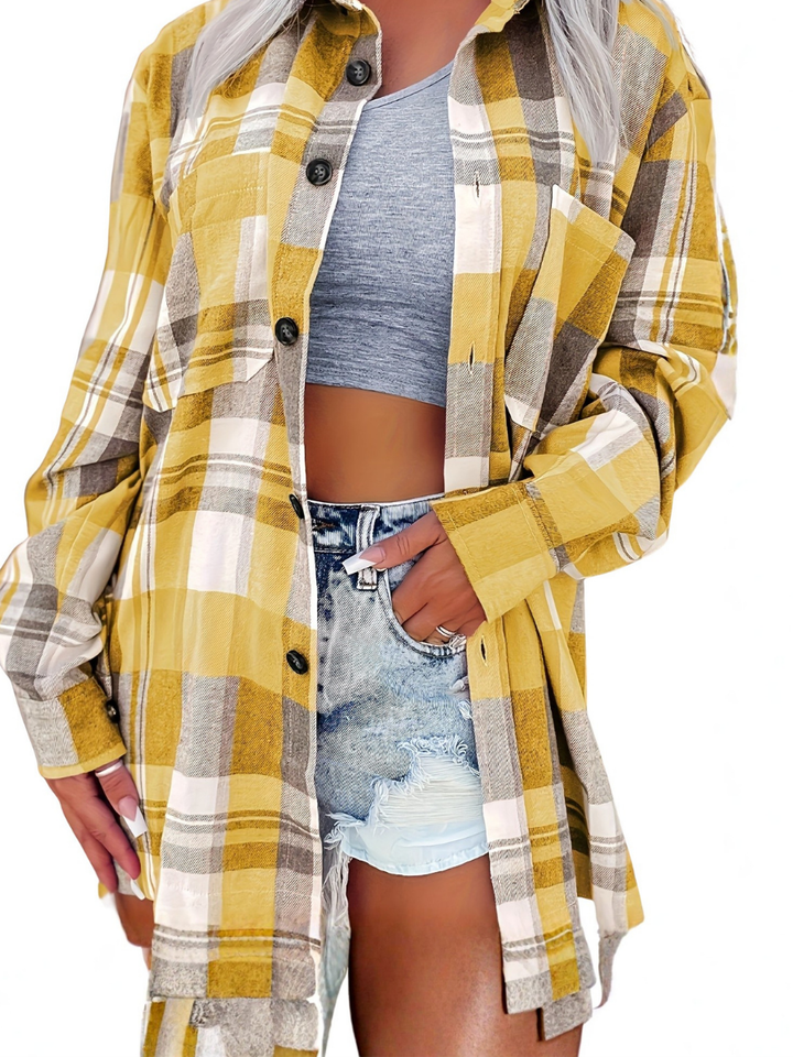 Ashcroft | Checked Long Sleeve Summer Shirt