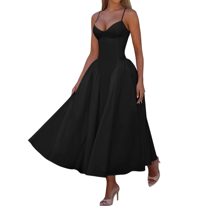 Ashcroft Sleeveless Waist-Cinched Maxi Dress – view 2