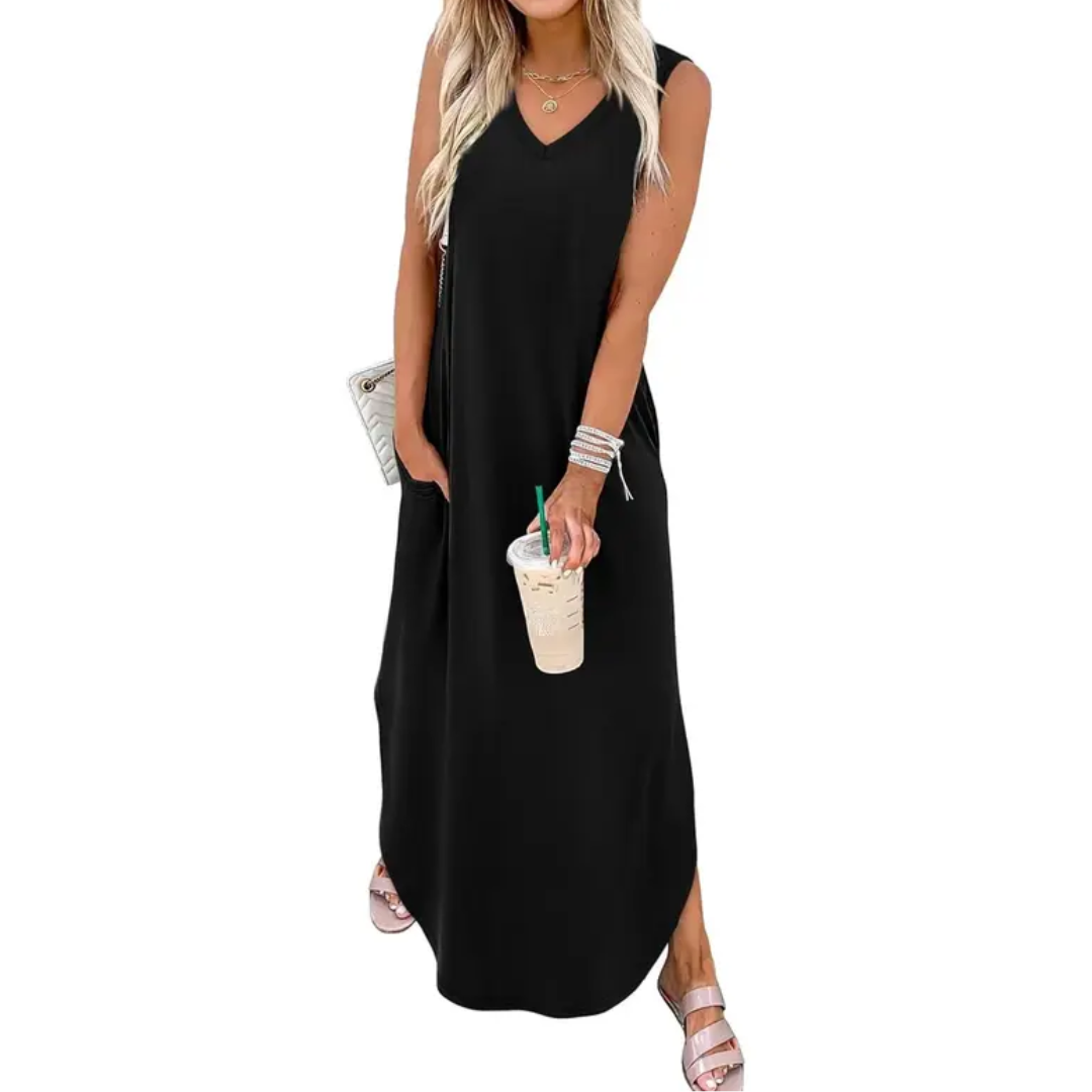 Ashcroft Breezy Floral Pocket Maxi Dress – view 4