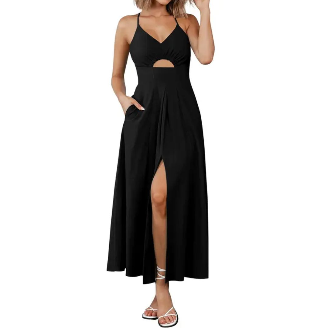 Ashcroft Sleeveless Spaghetti Strap Summer Maxi Dress – view 3