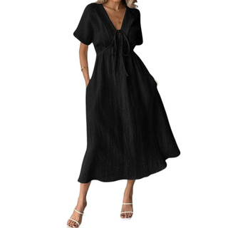 Ashcroft Relaxed V-Neck Maxi Dress – view 3