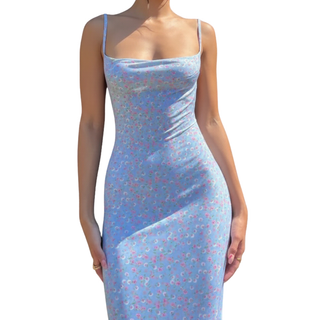 Ashcroft Floral Backless Boho Cami Dress