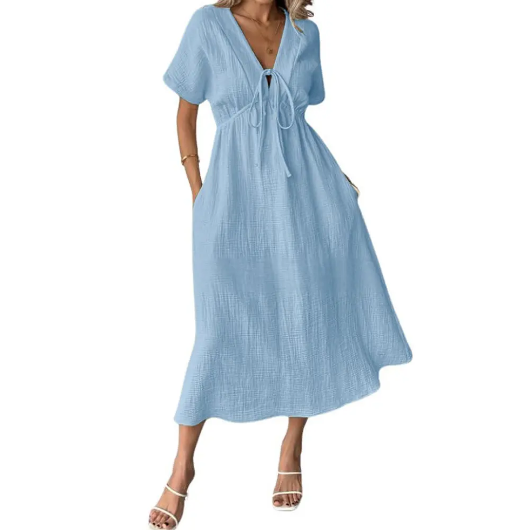 Ashcroft Relaxed V-Neck Maxi Dress – view 4