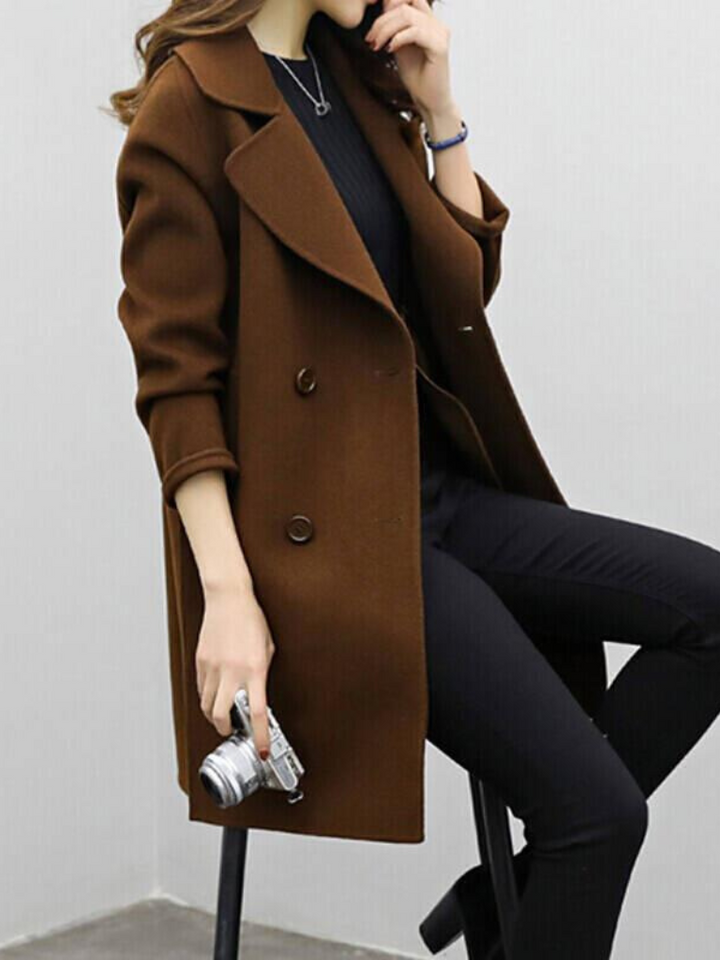 Ophelia | Refined Double-Breasted Coat
