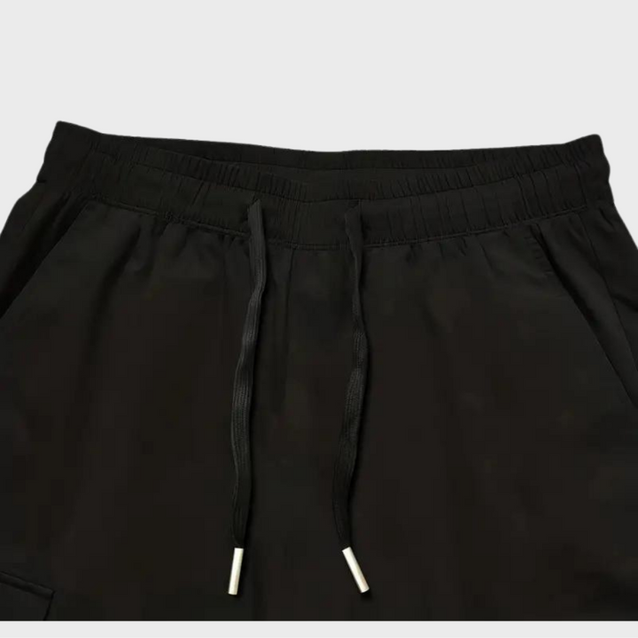 Ashcroft | Men's Purple Cargo Joggers with Zip Pockets
