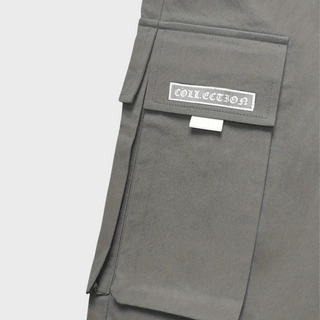 Ashcroft | Men's Purple Cargo Joggers with Zip Pockets