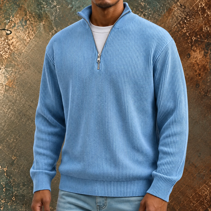 Jan | Long-Sleeve Half-Zip Jumper