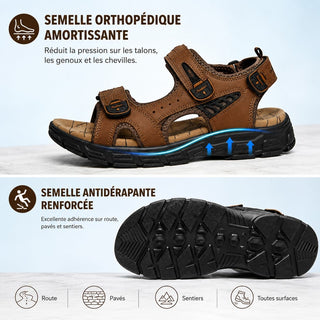 Ashcroft | Leather Orthopaedic Sandals for Men