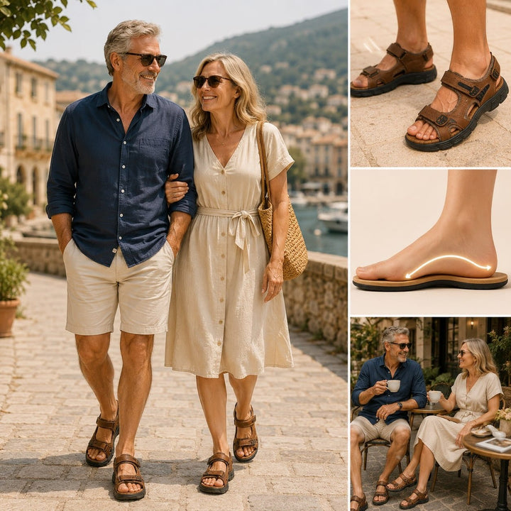 Ashcroft | Leather Orthopaedic Sandals for Men