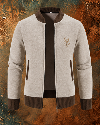 Pieter | Knitted Cardigan with Autumn Detail