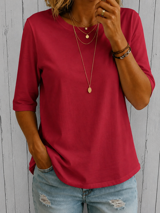 Harper | Relaxed Everyday Half-Sleeve Tee