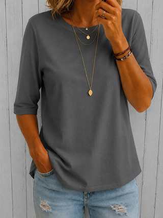 Harper | Relaxed Everyday Half-Sleeve Tee