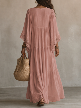 Ashcroft | Chiffon Lace Maxi Dress