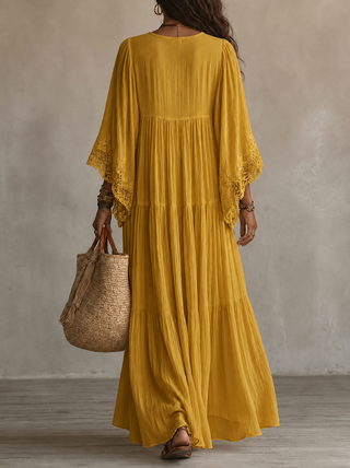 Ashcroft | Chiffon Lace Maxi Dress