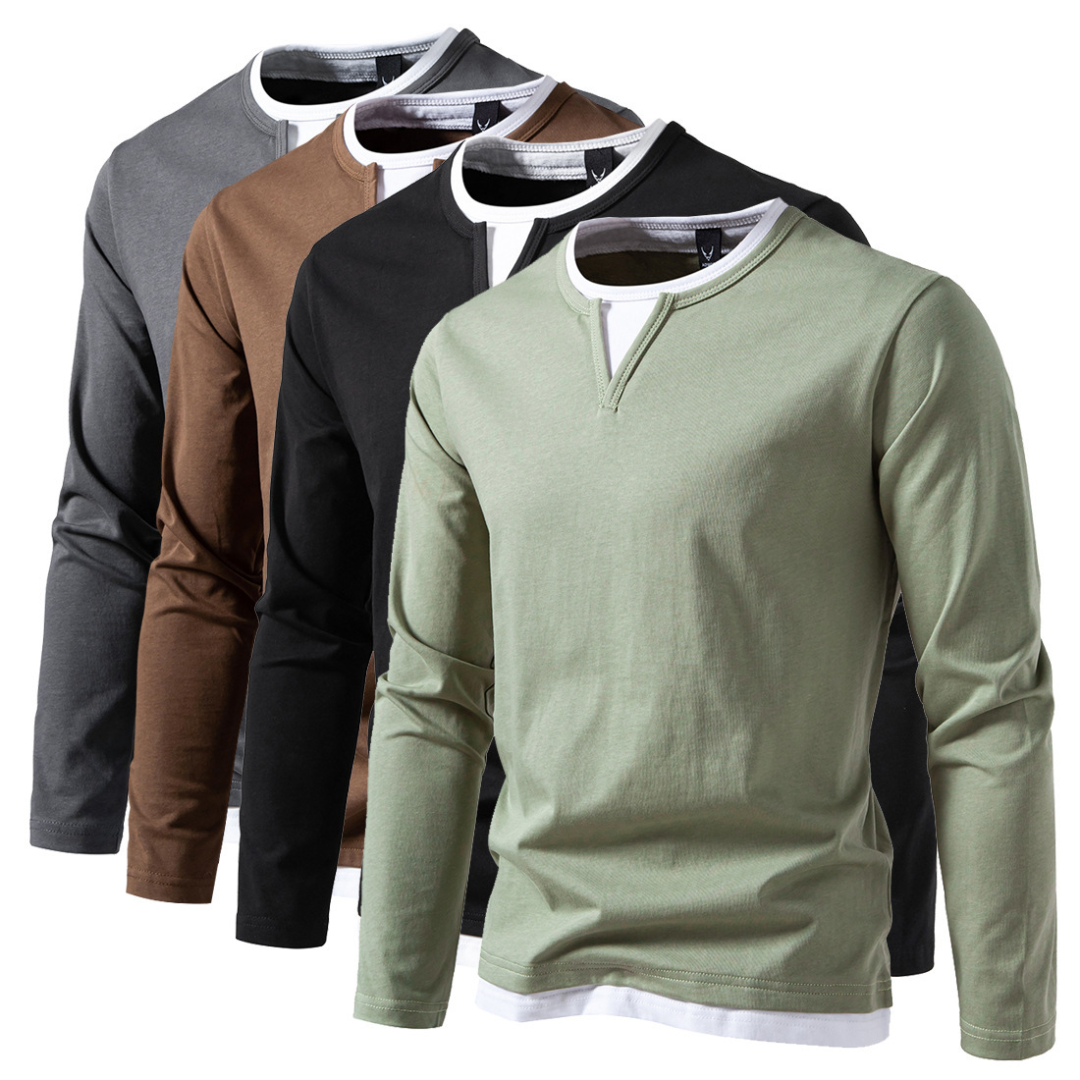Ashcroft | Long-Sleeve Cotton T-Shirt
