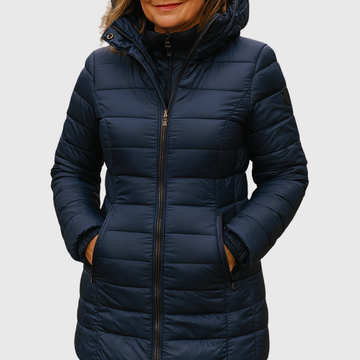 Lauren | Quilted Longline Coat