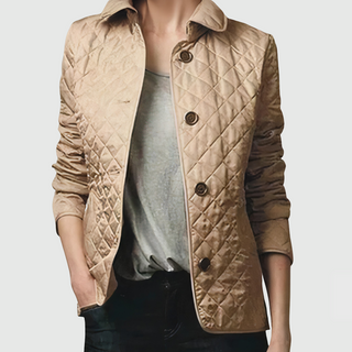 Adelia | Diamond-Quilted Jacket