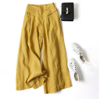 Wide-Leg Casual Trousers