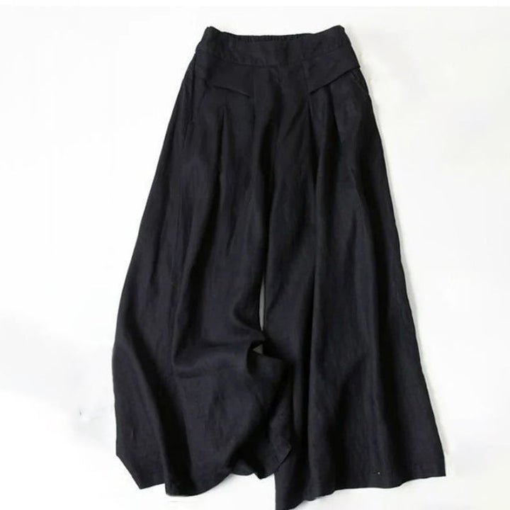 Wide-Leg Casual Trousers