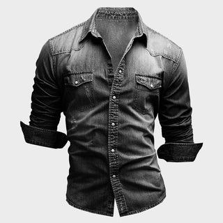 Ashcroft | Slim Fit Denim Shirt