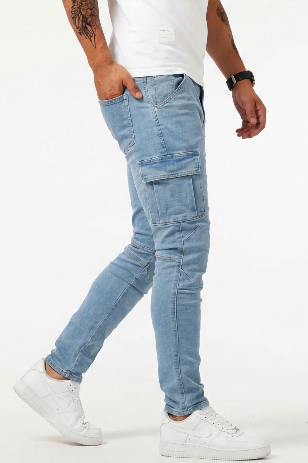 Ashcroft | Men's Stretch Cargo Jeans