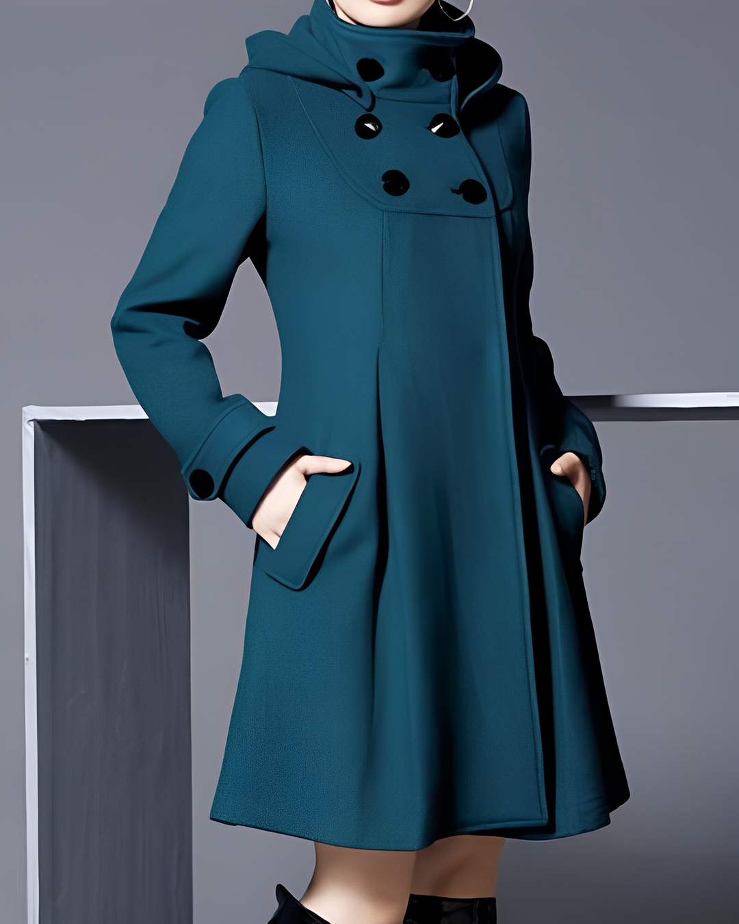 Ashcroft | Long Button-Front Coat