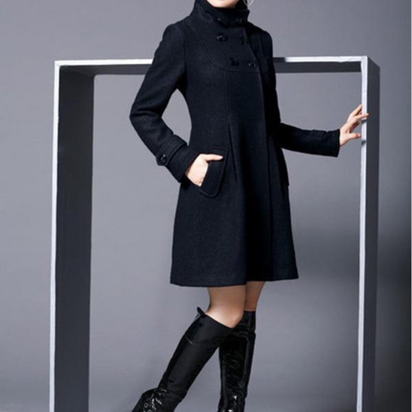 Ashcroft | Long Button-Front Coat