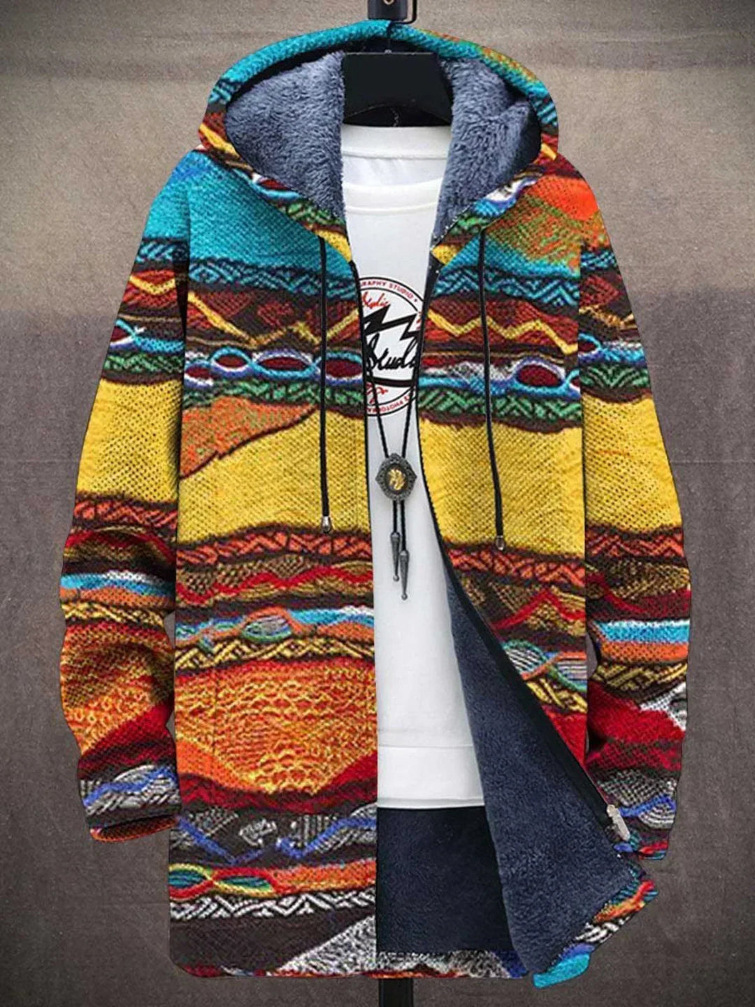 Delia | Artistic Hooded Cardigan