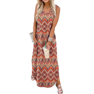 Ashcroft Breezy Floral Pocket Maxi Dress