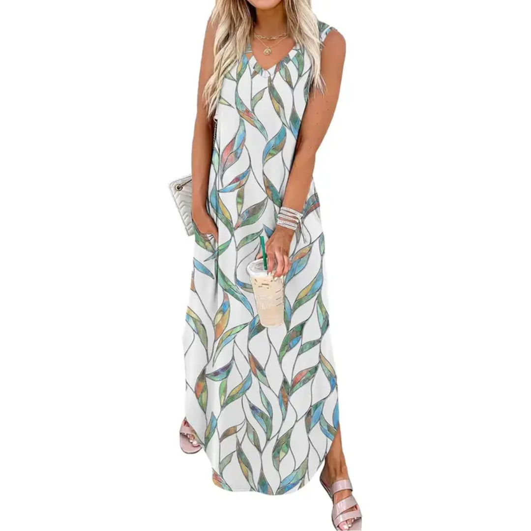 Ashcroft Breezy Floral Pocket Maxi Dress – view 5