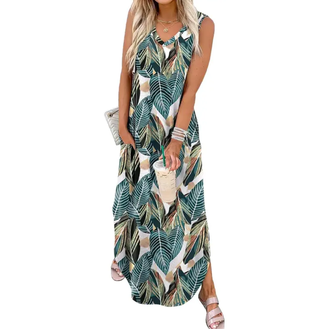 Ashcroft Breezy Floral Pocket Maxi Dress – view 2