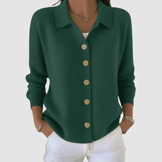 Millie | Button-Up Collared Cardigan