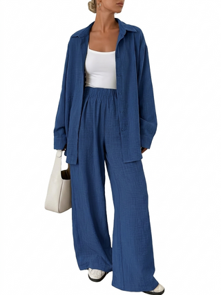 Nova | Linen-Look Two-Piece Set