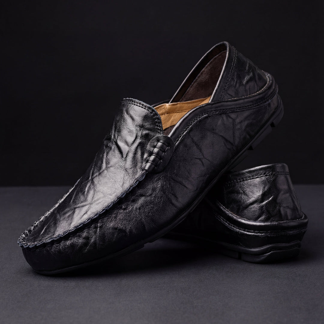 Ashcroft | Genuine Leather Driving Loafers