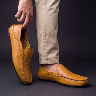 Ashcroft | Genuine Leather Driving Loafers
