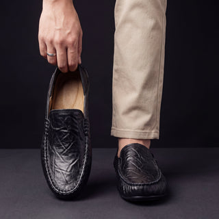 Ashcroft | Genuine Leather Driving Loafers